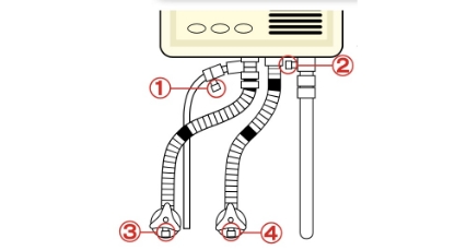 給湯器の水落とし方法